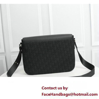 Dior Mini Saddle Messenger Bag in Black Dior Oblique Jacquard