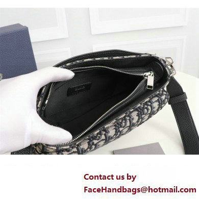 Dior Saddle Soft Mini Bag in Beige and Black Dior Oblique Jacquard