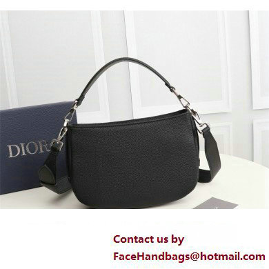 Dior Saddle Soft Mini Bag in Black Grained Calfskin