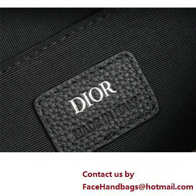 Dior Saddle Soft Mini Bag in Black Grained Calfskin