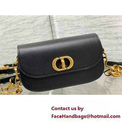 Dior Small 30 Montaigne Avenue Bag in Box Calfskin Black 2024