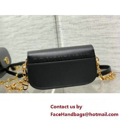 Dior Small 30 Montaigne Avenue Bag in Box Calfskin Black 2024