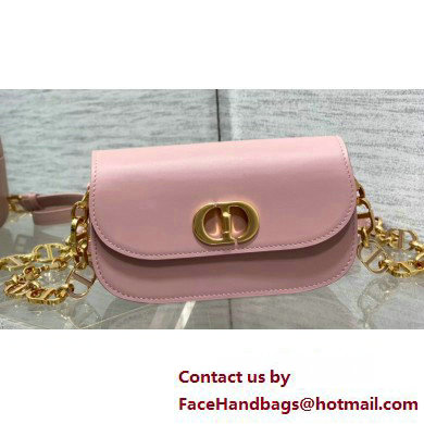 Dior Small 30 Montaigne Avenue Bag in Box Calfskin Pink 2024