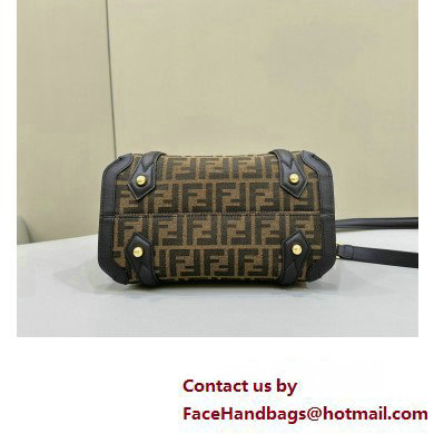 Fendi Boston 365 Bag in Brown FF jacquard fabric 2024