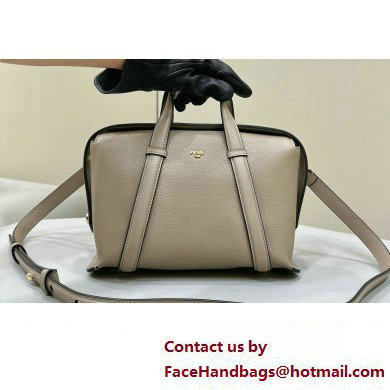 Fendi Boston 365 Bag in Dove gray leather 2024