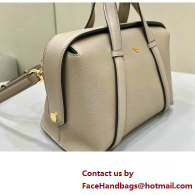 Fendi Boston 365 Bag in Dove gray leather 2024