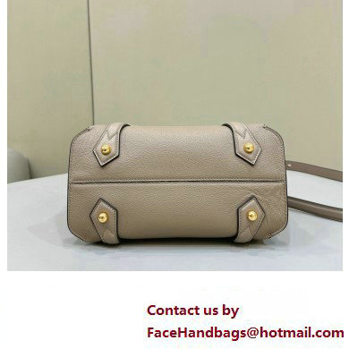 Fendi Boston 365 Bag in Dove gray leather 2024