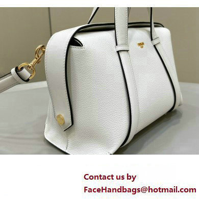 Fendi Boston 365 Bag in White leather 2024 - Click Image to Close