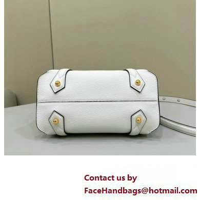 Fendi Boston 365 Bag in White leather 2024