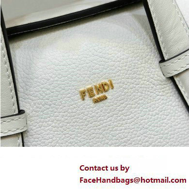 Fendi Boston 365 Bag in White leather 2024