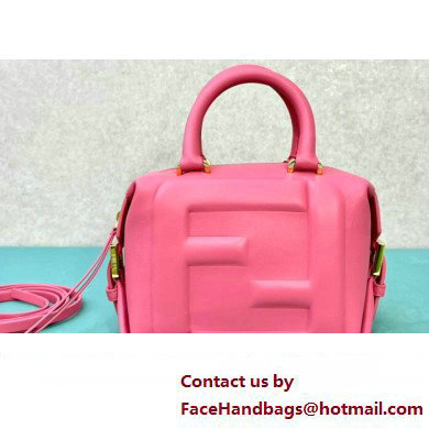 Fendi FF Cube Mini Bag in nappa-leather Pink 2024 - Click Image to Close