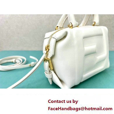 Fendi FF Cube Mini Bag in nappa-leather White 2024