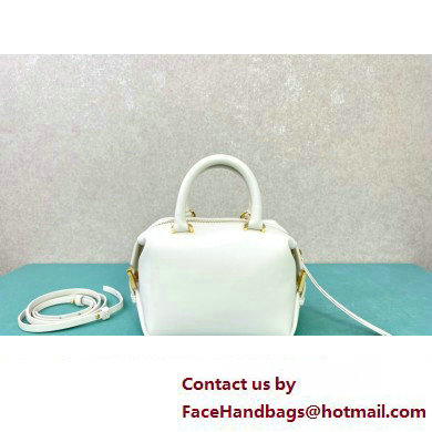 Fendi FF Cube Mini Bag in nappa-leather White 2024