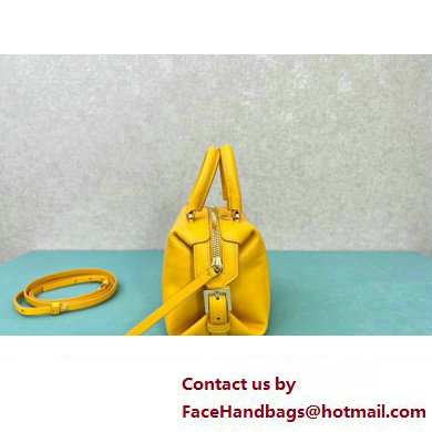 Fendi FF Cube Mini Bag in nappa-leather Yellow 2024