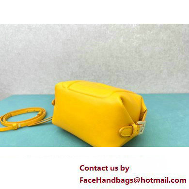 Fendi FF Cube Mini Bag in nappa-leather Yellow 2024