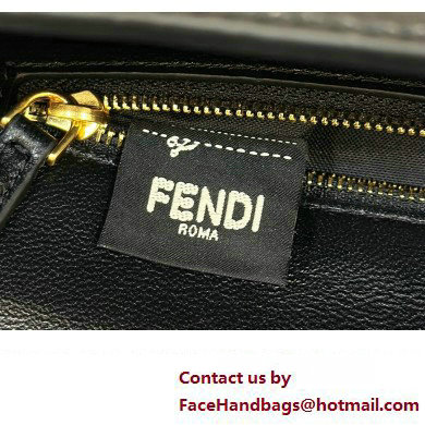 Fendi Medium Baguette Black crocodile leather bag