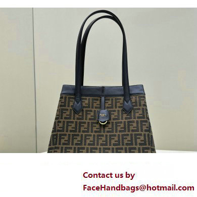 Fendi Origami Large bag Brown FF jacquard fabric that can be transformed 2024 - Click Image to Close