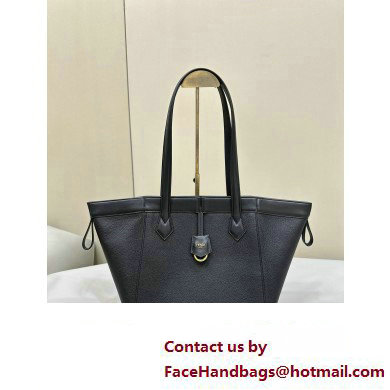 Fendi Origami Medium bag Black leather that can be transformed 2024 - Click Image to Close