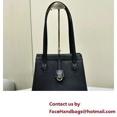 Fendi Origami Medium bag Black leather that can be transformed 2024