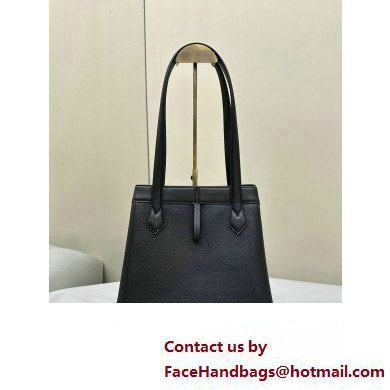 Fendi Origami Medium bag Black leather that can be transformed 2024