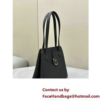 Fendi Origami Medium bag Black leather that can be transformed 2024