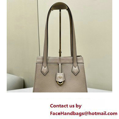 Fendi Origami Medium bag Dove gray leather that can be transformed 2024