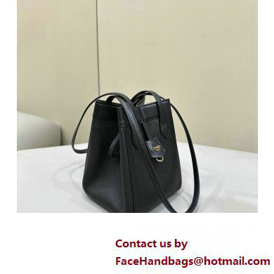 Fendi Origami Mini bag Black leather that can be transformed 2024