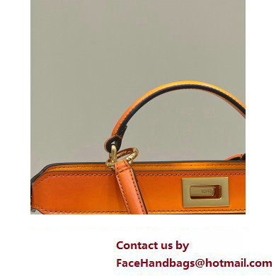 Fendi Peekaboo ISEEU East-West Bag Graduated Orange