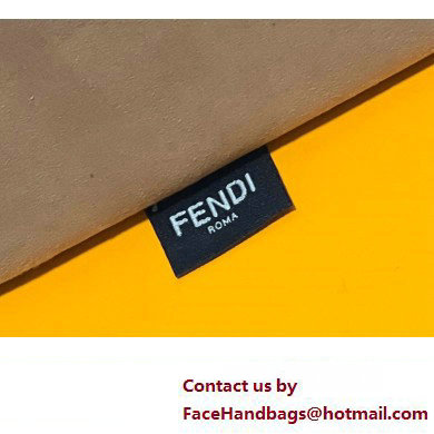 Fendi Sunshine Large Shopper Tote Bag Graduated Orange