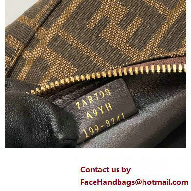 Fendi Vintage Hobo Bag in Brown jacquard FF fabric 8299