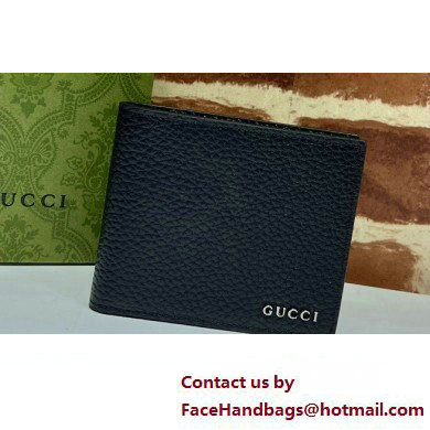 Gucci Bi-fold wallet with Gucci logo 771148 in Black leather - Click Image to Close