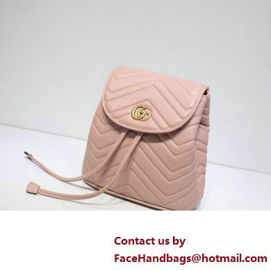 Gucci GG Marmont Rucksack Backpack Bag 528129 Pink