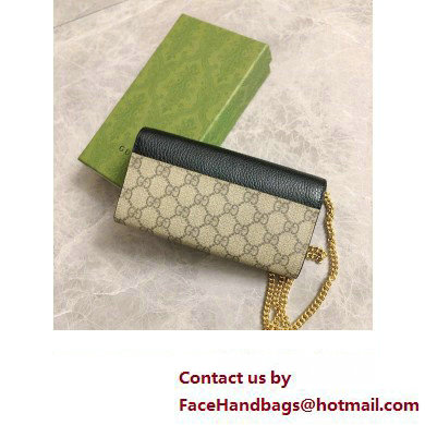 Gucci GG Marmont chain wallet 546585 Black