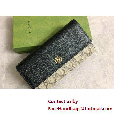 Gucci GG Marmont continental wallet 456116 Black