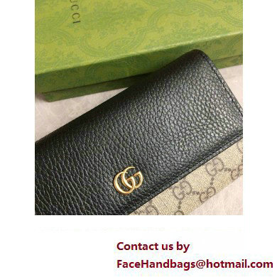 Gucci GG Marmont continental wallet 456116 Black