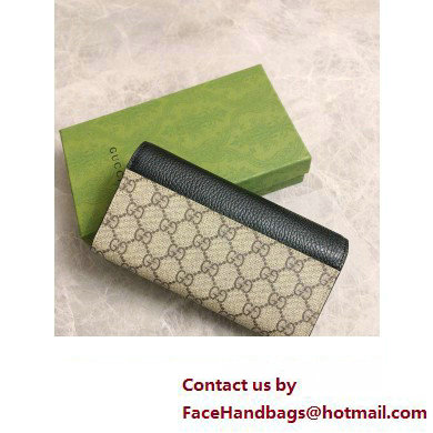 Gucci GG Marmont continental wallet 456116 Black