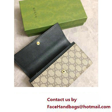 Gucci GG Marmont continental wallet 456116 Black