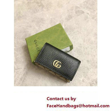 Gucci GG Marmont key case wallet 456118 Black