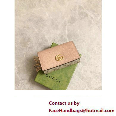 Gucci GG Marmont key case wallet 456118 Pink