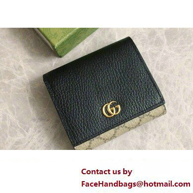 Gucci GG Marmont medium wallet 598587 Black