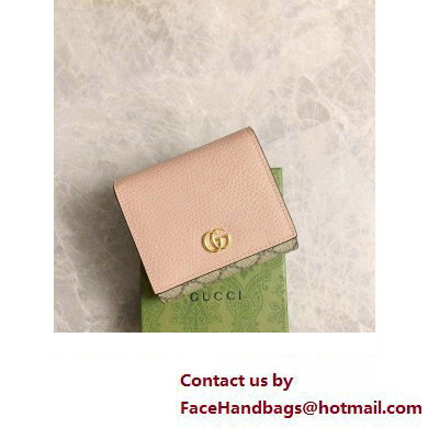 Gucci GG Marmont medium wallet 598587 Pink