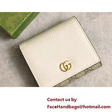 Gucci GG Marmont medium wallet 598587 White