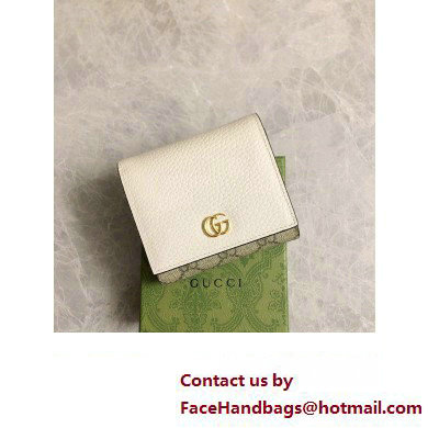 Gucci GG Marmont medium wallet 598587 White