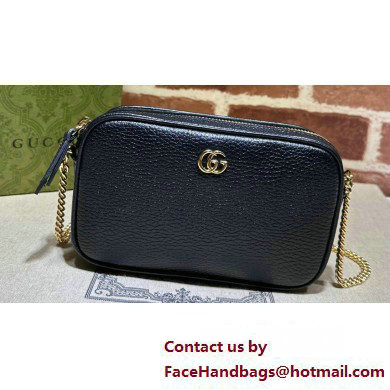 Gucci GG Marmont mini shoulder bag 772759 leather Black