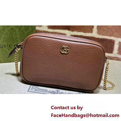 Gucci GG Marmont mini shoulder bag 772759 leather Brown