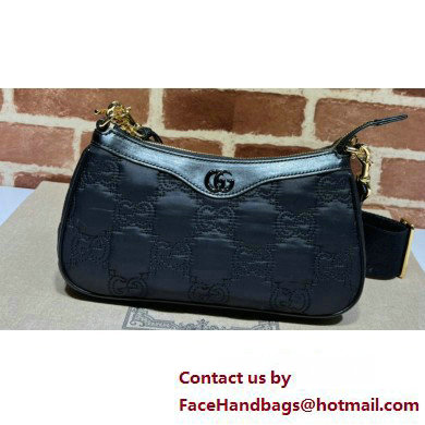 Gucci GG Matelasse handbag 735049 Nylon Black