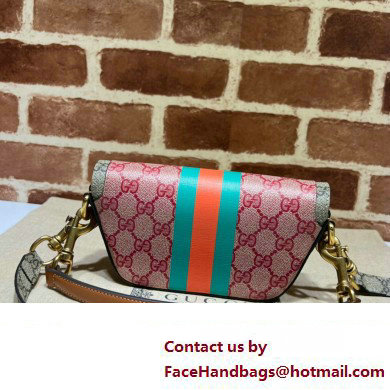 Gucci GG Supreme Web top handle mini bag 723762 Multicolour 2024