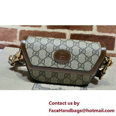 Gucci GG Supreme top handle mini bag 723762 Beige 2024