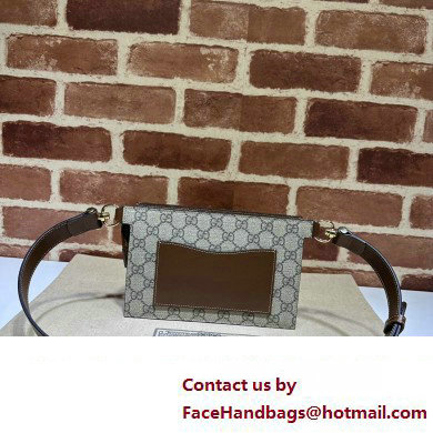 Gucci GG belt bag with Interlocking G 746300 beige and ebony Supreme 2024