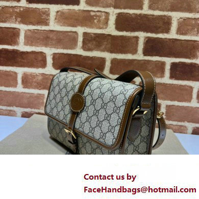 Gucci GG messenger bag with Interlocking G 745679 Beige